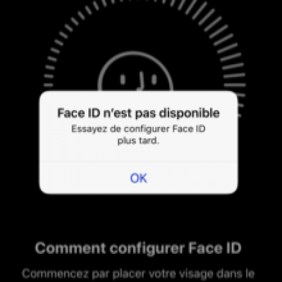 Réparation Face ID iPhone XS Max