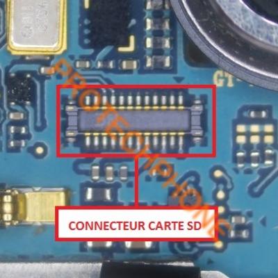 CONNECTEUR CARTE SD SAMSUNG S4 I9505