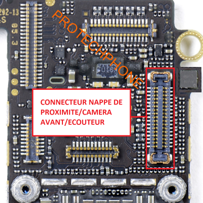 CONNECTEUR NAPPE DE PROXIMITE / ECOUTEUR / CAMERA iphone 5S