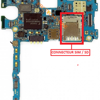 CONNECTEUR SIM N9005