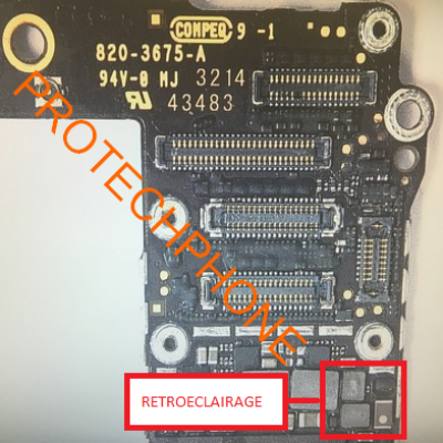Réparation du rétroéclairage de l 'écran iPhone 6 PLUS